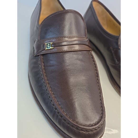 Church\'s Turin Mens Oxblood Leather Penny Loafers 9.5 F Handmade in Italy EUC main image 15
